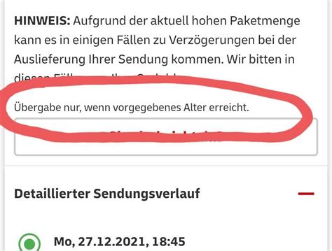 dhl versanddienst alterssichtprüfung.